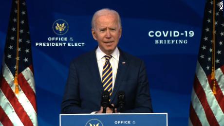 Biden says Trump administration is falling &#39;far behind&#39; on vaccine distribution