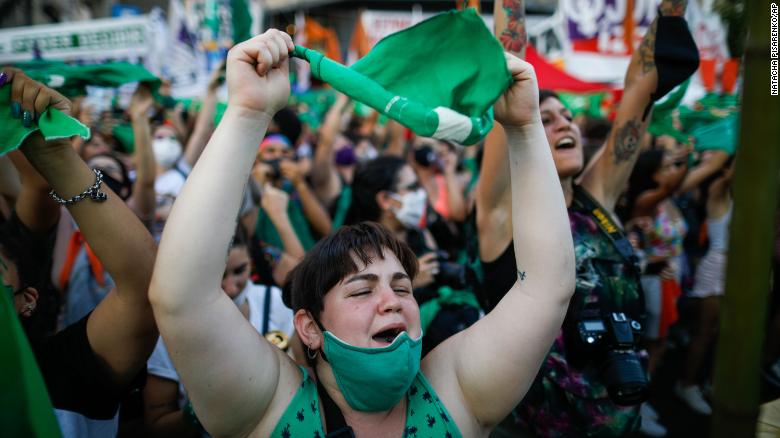 Argentina’s Senate approves historic bill to legalize abortion