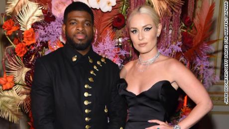PK Subban and Lindsey Vonn attend as Harper&#39;s BAZAAR celebrates &quot;ICONS By Carine Roitfeld&quot; at The Plaza Hotel.