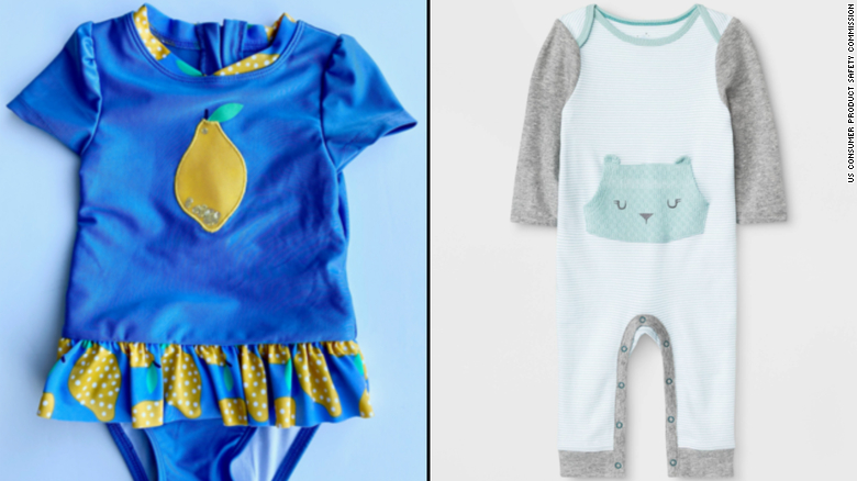 Target recalls infant and toddler clothes because of a possible choking hazard