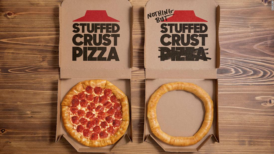 Which pizza place has stuffed crust?