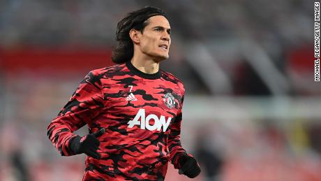 Cavani has scored four goals since joining Manchester United.