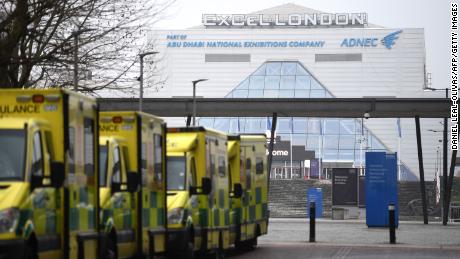 UK emergency Covid-19 field hospitals asked to be 'ready' to admit patients as crisis looms