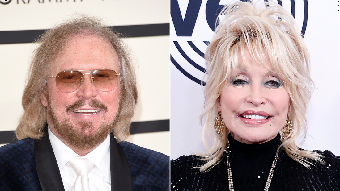Dolly Parton and Barry Gibb recreate the Bee Gees’ classic ‘Words’