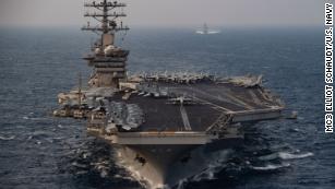 Trump directed Pentagon to reverse decision and keep aircraft carrier in Middle East amid Iran tensions