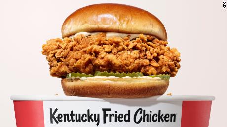 New KFC chicken sandwich