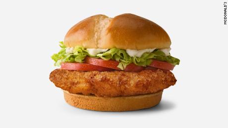 The Crispy Chicken Sandwich launcing in February.