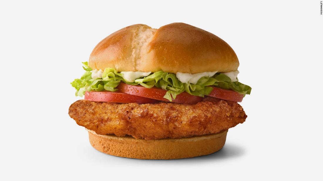 McDonald’s adds three new sandwiches to compete in chicken wars