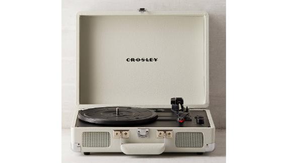 Crosley Dove Gray Cruiser Bluetooth Record Player
