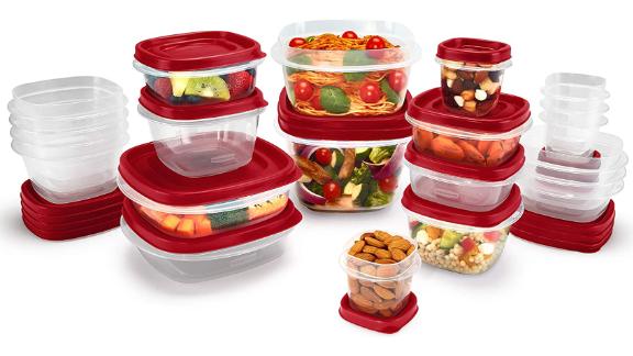 Rubbermaid Easy Find Food Storage Containers, Set of 21