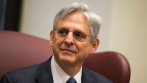 FILE- In this April 28, 2016, file photo, Judge Merrick Garland, President Barack Obama&#39;s choice to replace the late Justice Antonin Scalia on the Supreme Court meets with Sen. Gary Peters, D-Mich., on Capitol Hill in Washington. Sen. Orrin Hatch of Utah was scheduled to meet Thursday with Supreme Court nominee Merrick Garland, but a guest editorial he wrote for the Deseret News mistakenly posted early shows he had already made up his mind. In a column that briefly appeared Thursday morning on the newspaper&#39;s website, Hatch wrote that his meeting with Garland didn&#39;t change his &quot;conviction&quot; that the Senate should wait until after the presidential election to consider Supreme Court nominees. The column has since been taken down. (AP Photo/Evan Vucci, File)