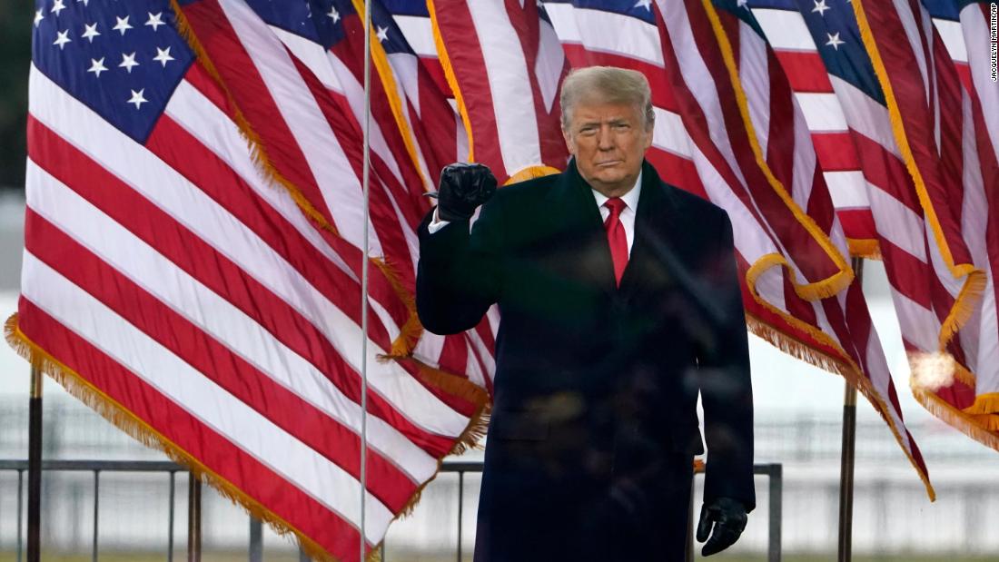 Trump arrives to speak to supporters at a rally in Washington, DC, in January 2021. His speech included calls for his vice president to step outside his constitutional bounds and overturn the results of the election. A short time later, Trump supporters &lt;a href=&quot;http://www.cnn.com/2021/01/06/politics/gallery/electoral-college-vote-count/index.html&quot; target=&quot;_blank&quot;&gt;breached the US Capitol&lt;/a&gt; while Congress was meeting to certify the Electoral College&#39;s votes for president and vice president. The Capitol was put on lockdown and the certification vote was paused after the rioters stormed the building.