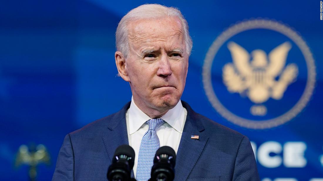 Biden’s assistants told congressional allies that they should expect the Covid relief package to cost about $ 2 billion.