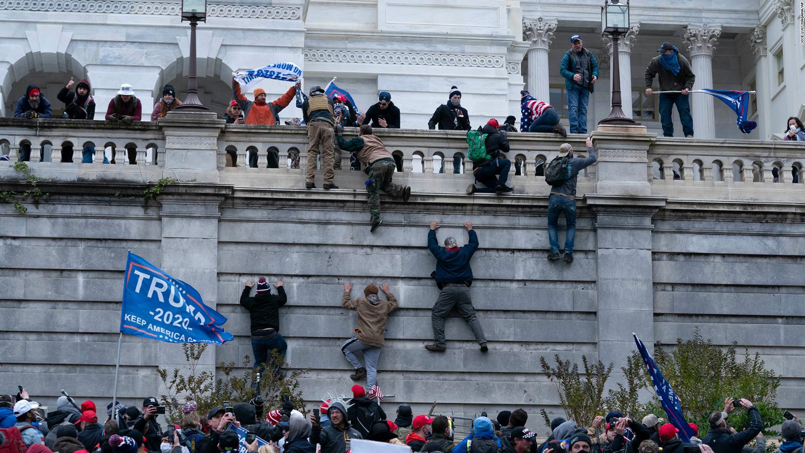 4 Dead After Rioters Stormed The Halls Of Congress To Block Biden's Win ...