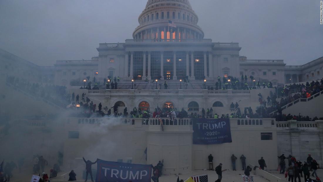 Rioters overwhelmed security at the Capitol on January 6.