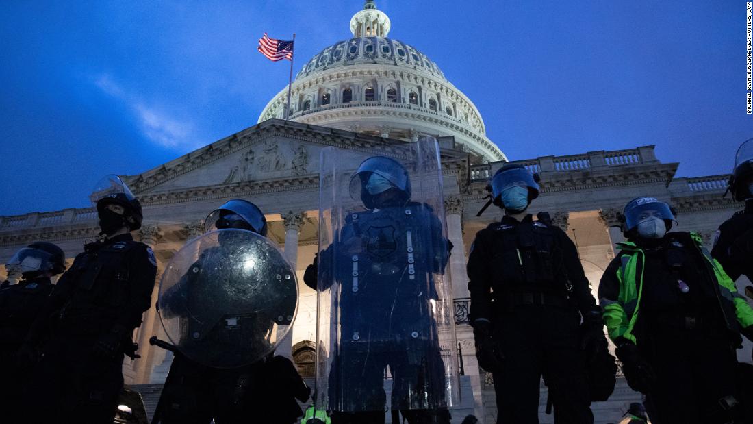 Lawmakers have returned to the Capitol after pro-Trump rioters caused a delay to certifying Biden's win