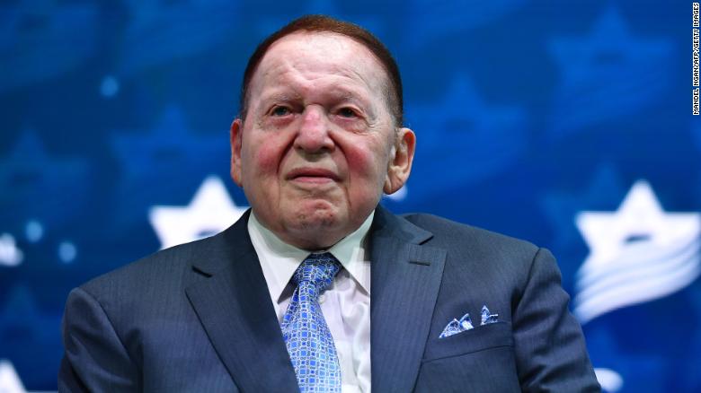 Sheldon Adelson takes medical leave of absence from his casino company
