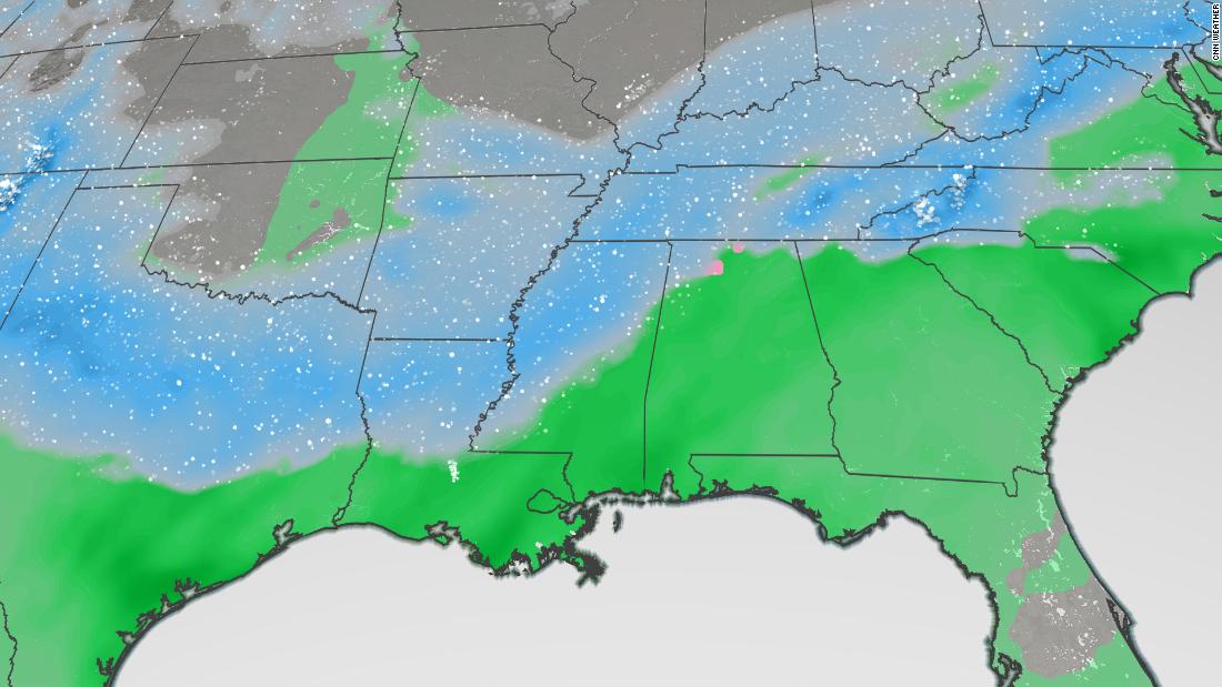 US Weather: Snow in the southern US is likely to hit twice in the next week