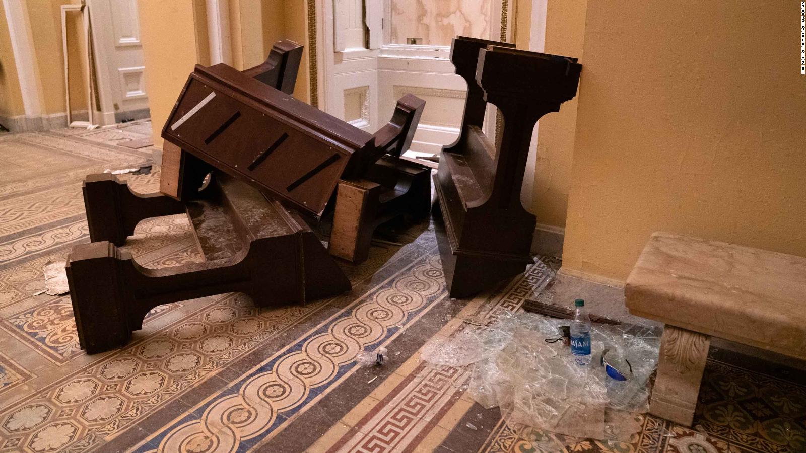 This Is The Damage Rioters Caused To The Capitol Building Cnn