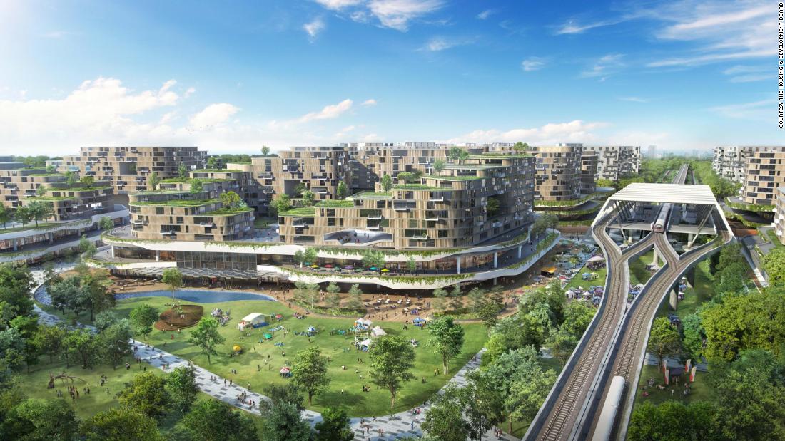 Singapore is building an “smart” green city with 42,000 homes