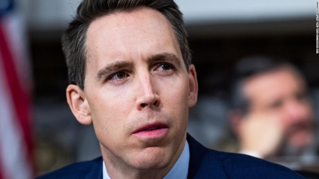Senator Josh Hawley’s book canceled by the publisher citing ‘deadly uprising’ in the Capitol building
