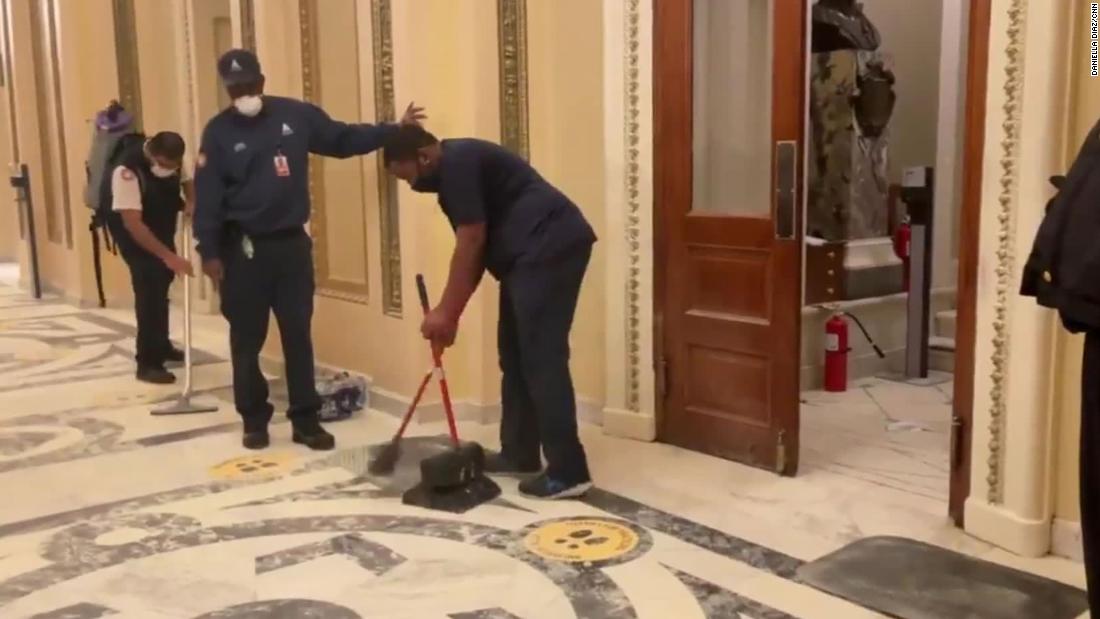 Opinion The Jarring Revealing Video Of Black Men Cleaning Up The