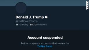 Twitter Bans President Trump S Account Cnn