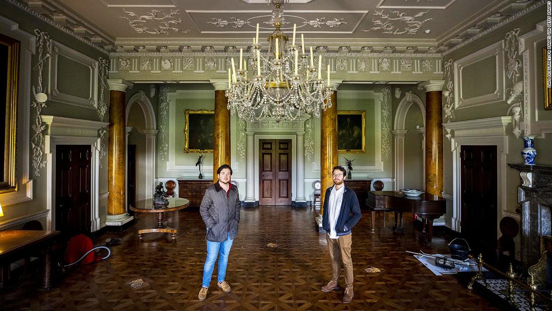 A couple spend locks to make Irish stately home