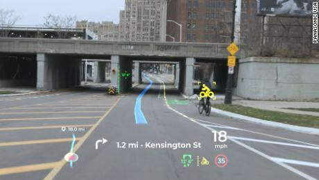 Panasonic&#39;s Augmented Reality Heads-up Display 