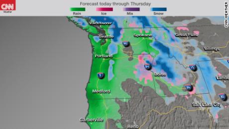 Two to four inches of additional rainfall is possible for the Pacific Northwest