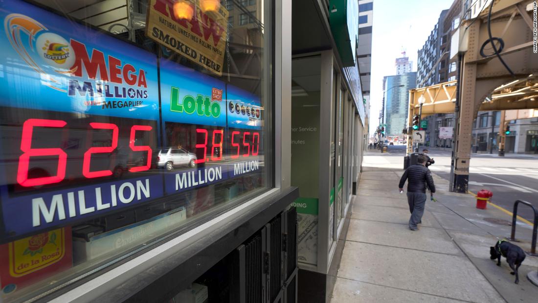 The Mega Millions jackpot stands at $ 625 million, making it the fourth largest jackpot in the history of the lottery game