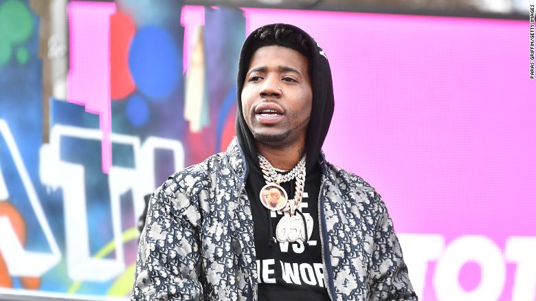 Rapper YFN Lucci performs onstage during "Joy To The Polls" pop-up concert on January 5, 2021 in Atlanta, Georgia. 