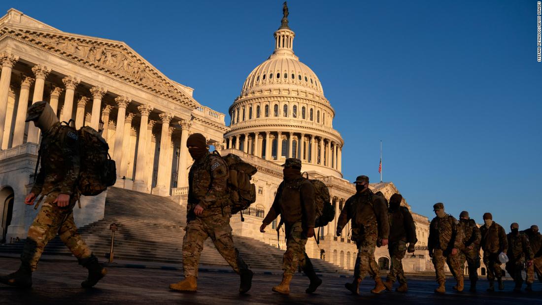 Pentagon authorizes arming National Guard members to support Capitol security