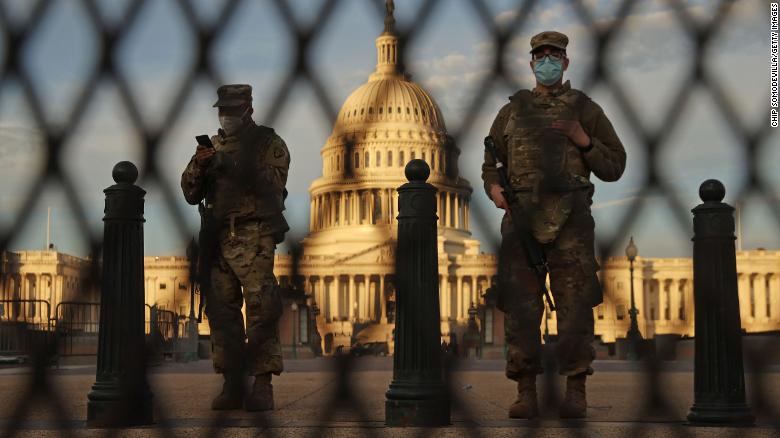 US Capitol Police request two-month extension of National Guard deployment in Washington