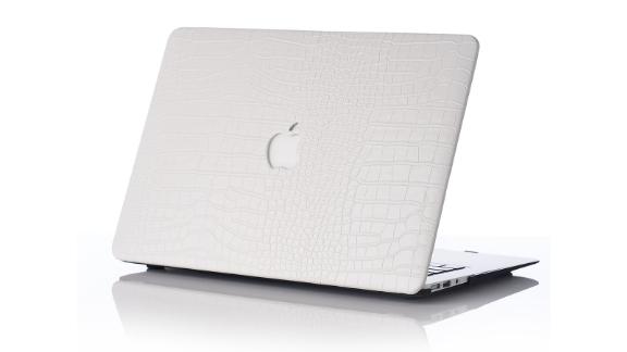 Coque MacBook Snow Faux Crocodile