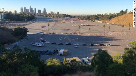 A mass-vaccination site outside Dodger Stadium in Los Angeles is to open Friday.