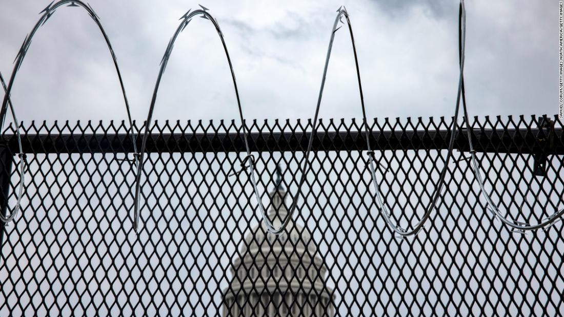 US Capitol Police ask to keep outer perimeter fence on Capitol grounds through joint session of Congress