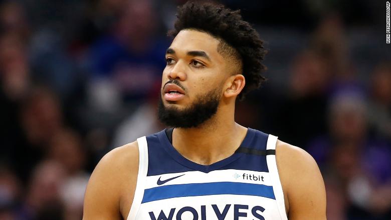 Karl-Anthony Towns has tested positive for Covid-19, as the NBA’s postponed games list grows