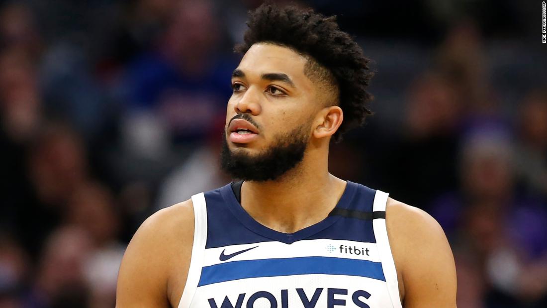 Karl-Anthony Towns tested positive for Covid-19 as the list of deferred NBA games grows