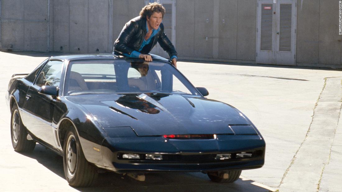 David Hasselhoff is auctioning off his personal K.I.T.T. car from the  iconic 'Knight Rider' series - CNN
