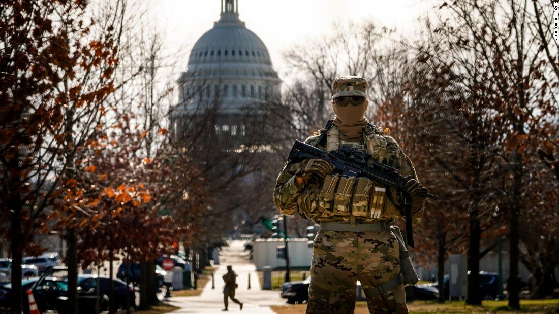 Protests at state capitols remain small and under heavy police presence after warnings of unrest