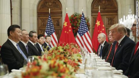 Trump with Xi on Dec. 1, 2018 in Buenos Aires, Argentina. 