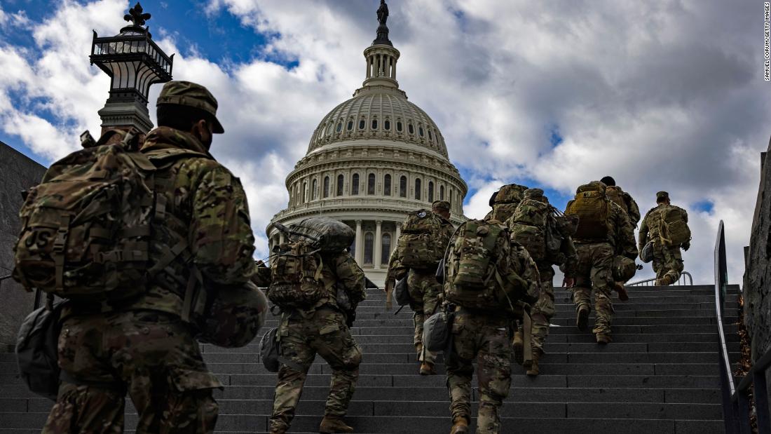 FBI examining National Guard members involved in protecting the US Capitol