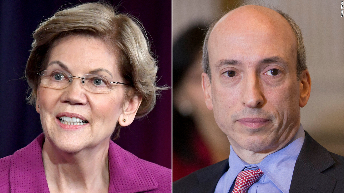Wall Street has a new top man.  And Elizabeth Warren is a big fan of his