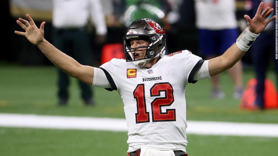 Tom Brady leads Tampa Bay Buccaneers to victory over the New Orleans Saints