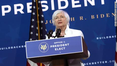 Yellen urges lawmakers to 'act big' on relief spending