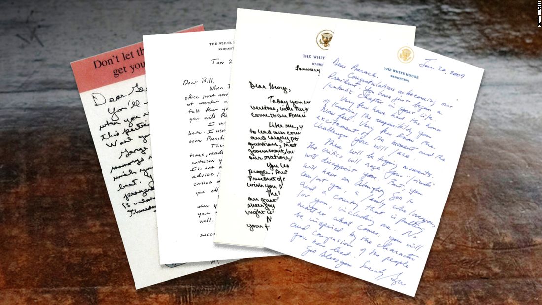 Read the letters that outgoing presidents left for their successors in the Oval Office