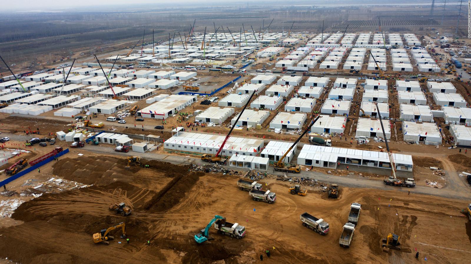 China builds massive Covid19 quarantine camp for 4,000 people as
