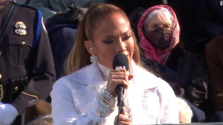 Watch Jennifer Lopez Perform At Biden S Inauguration Cnn Video