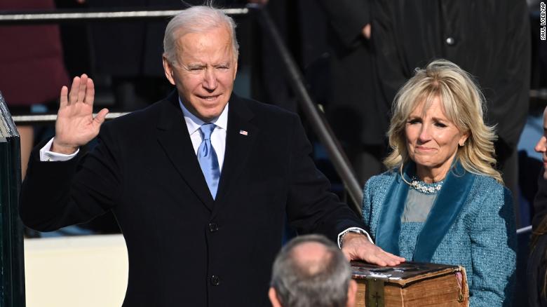 Biden was sworn in on a storied 19th century family Bible